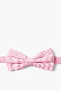 Chamberlain Check Pink Pre-Tied Bow Tie Photo (0)