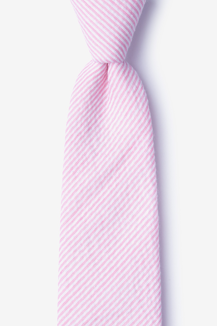 Cheviot Pink Extra Long Tie Photo (0)
