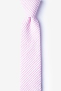 Cheviot Pink Skinny Tie Photo (0)