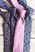 Derby Pink Extra Long Tie Photo (2)