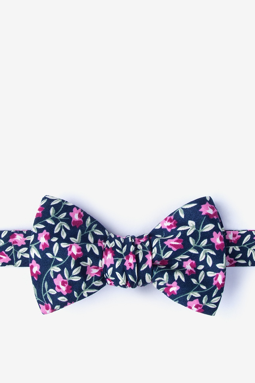 Derby Pink Self-Tie Bow Tie Photo (0)