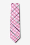 Douglas Pink Extra Long Tie Photo (1)