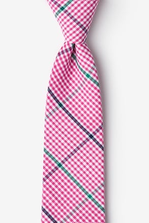 Douglas Pink Extra Long Tie