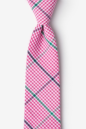 _Douglas Pink Extra Long Tie_