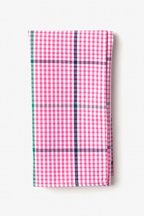 Douglas Pink Pocket Square