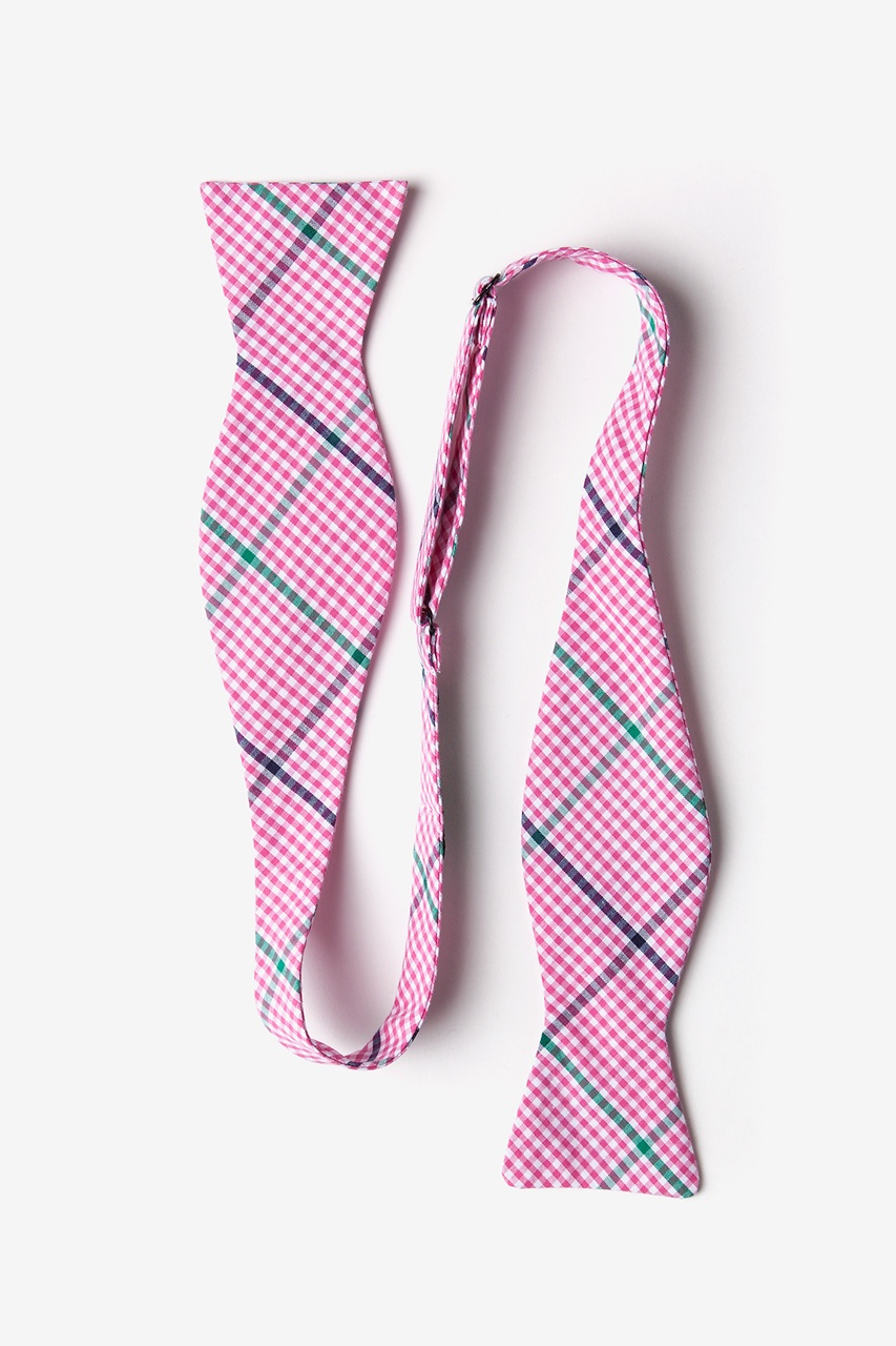 Douglas Pink Self-Tie Bow Tie Photo (1)