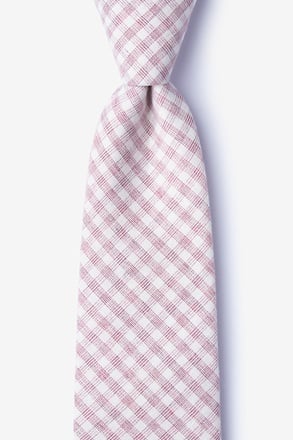 Huron Pink Extra Long Tie