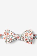 Lennox Floral Pink Self-Tie Bow Tie Photo (0)