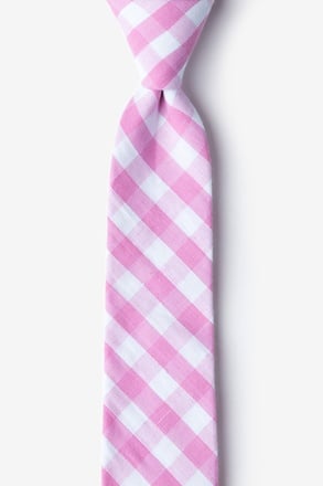 _Pasco Pink Skinny Tie_