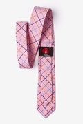 Pink Reece Check Skinny Tie Photo (2)