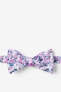 Pollock Pink Self-Tie Bow Tie Photo (0)