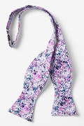 Pollock Pink Self-Tie Bow Tie Photo (1)