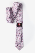 Prescott Floral Pink Skinny Tie Photo (1)