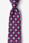 Roseburg Pink Extra Long Tie Photo (0)