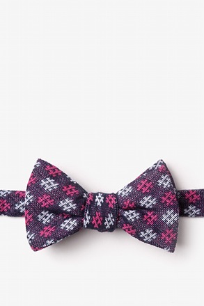 _Roseburg Pink Self-Tie Bow Tie_