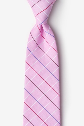 _Seattle Pink Extra Long Tie_