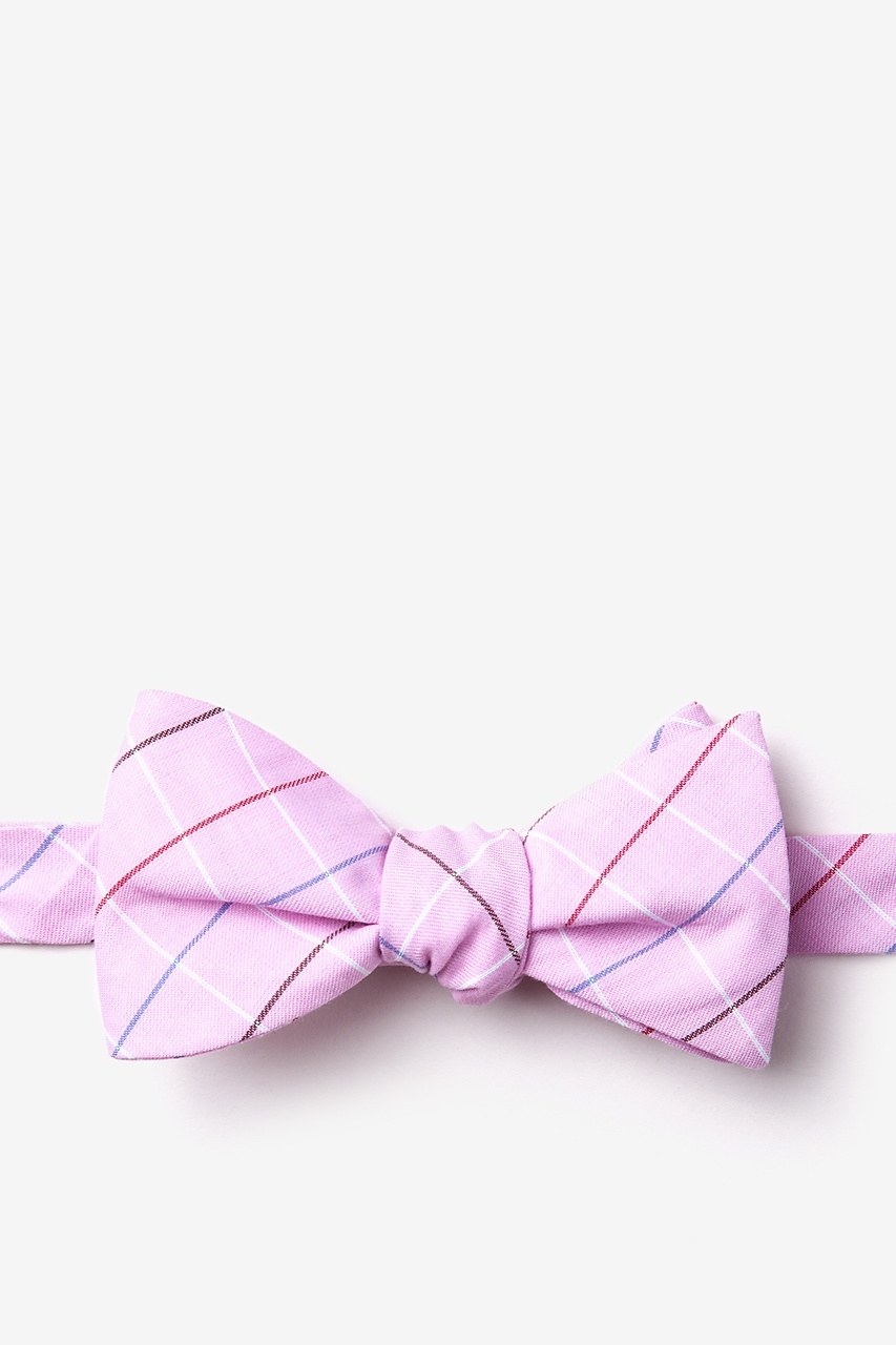 Seattle Pink Self-Tie Bow Tie Photo (0)