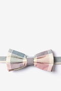 Thatcher Check Pink Pre-Tied Bow Tie Photo (0)