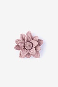 Aster Pink Lapel Pin Photo (0)