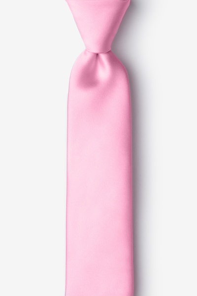 Pink Frosting Microfiber Pink Frosting Skinny Tie