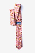 Fast Food Floral Pink Skinny Tie Photo (1)