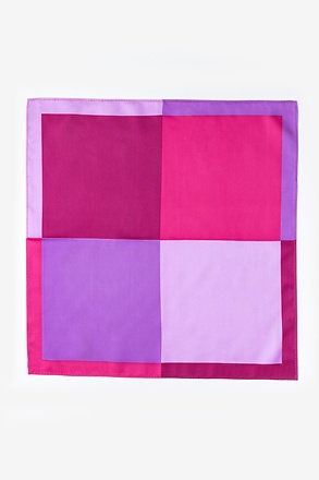 Cary Pink Pocket Square