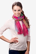 Pink Check Mate Scarf Photo (3)