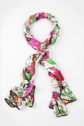 Pink Floral Bouquet Scarf Photo (0)