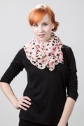 Pink Niagara Hearts Scarf Photo (3)