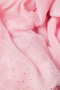 Pink Raining Rhinestones Scarf Photo (1)