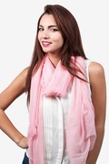 Pink Raining Rhinestones Scarf Photo (0)