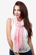 Pink Raining Rhinestones Scarf Photo (3)