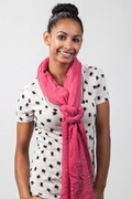 Pink Safi Studded Scarf Photo (4)