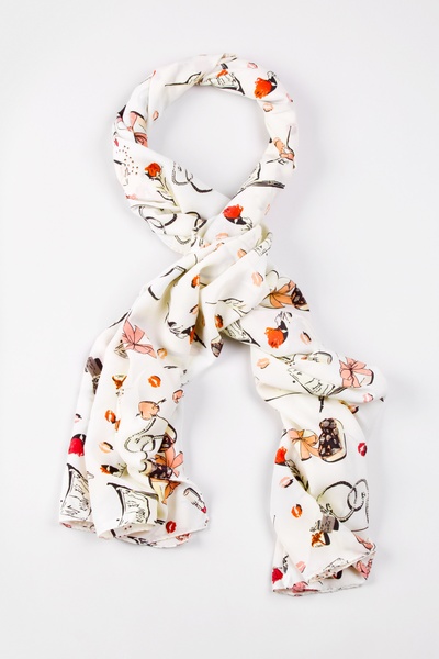 Pink Valentines Day Scarf | Heart Scarves | Scarves.com