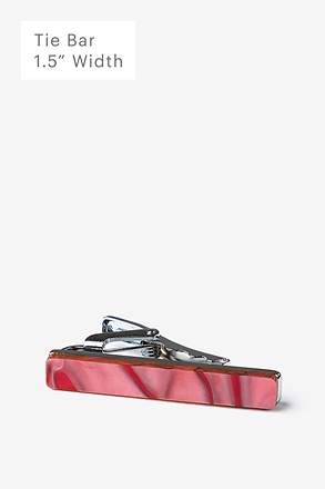 Recycled Glass Pink Tie Bar