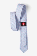 Chrome Plaid Pink Skinny Tie Photo (1)