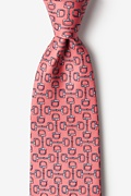 Bit by Bit Pink Tie Photo (0)