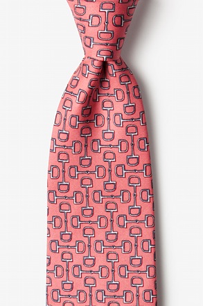 Bit by Bit Pink Tie