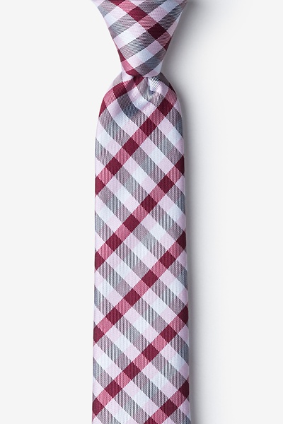 Pink Silk Bora Bora Skinny Tie