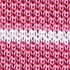 Pink Silk Briton Stripe Knit Skinny Tie