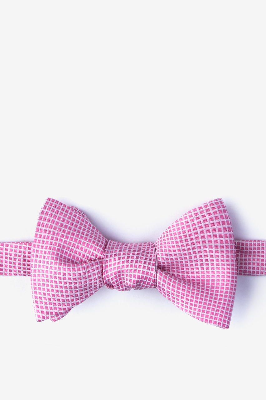 Buck Pink Self-Tie Bow Tie Photo (0)