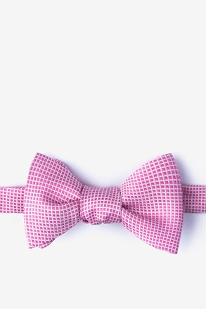 Buck Pink Self-Tie Bow Tie
