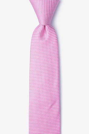 Buck Pink Skinny Tie