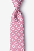 Capri Pink Extra Long Tie Photo (0)