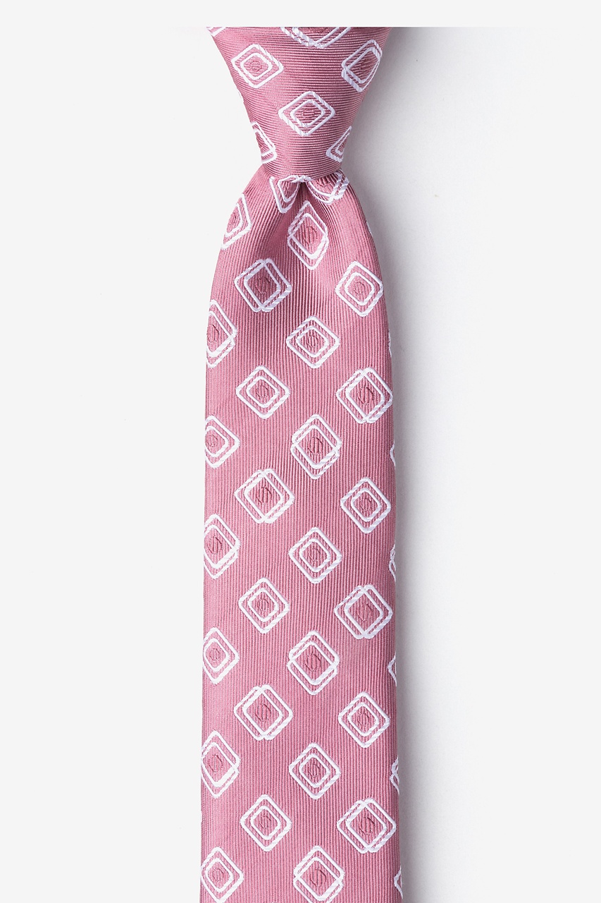 Capri Pink Skinny Tie Photo (0)
