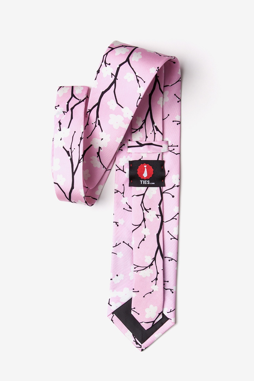 Cherry Blossoms Pink Tie Photo (1)