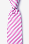 Glyde Pink Extra Long Tie Photo (0)