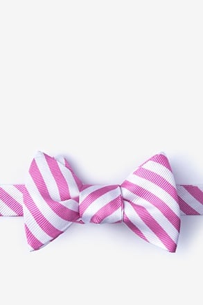 Glyde Pink Self-Tie Bow Tie