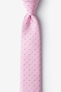 Gough Pink Skinny Tie Photo (0)