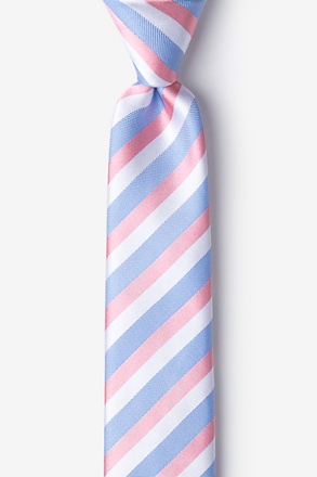 _Great Abaco Pink Skinny Tie_